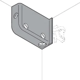Kit de ferrures pour suspendre un meuble BLUM / Blanc
