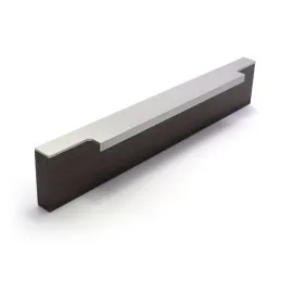 Poignée de chant de porte MONACO / Acier inoxydable brossé