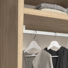 Ensemble d’embouts pour tringle de penderie LUXE / Aluminium