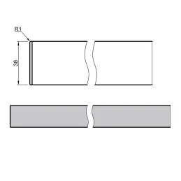 Plateau de table PFLEIDERER Chêne Artisan / R20315 NY