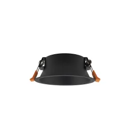 Plafonnier encastré UNO M / Noir mat