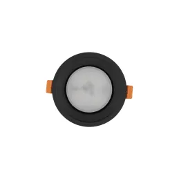Plafonnier encastré UNO M / Noir mat