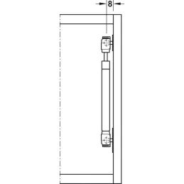Piston à gaz rabattable HÄFELE