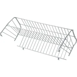 Système basculant pour chaussures à deux rangées / Argent