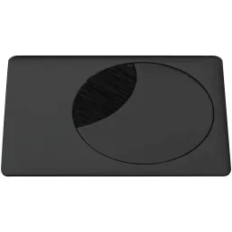 Passe-câbles LUNA 120 / Noir mat