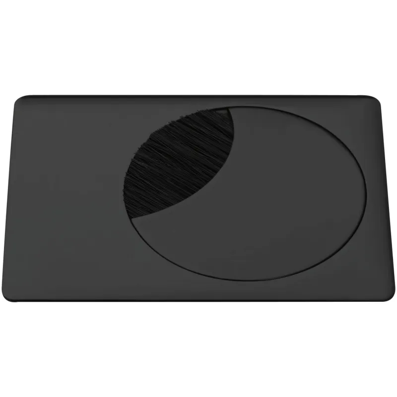 Passe-câbles LUNA 120 / Noir mat