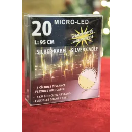 Guirlande de Noël 95 cm LIGHT / Blanc chaud