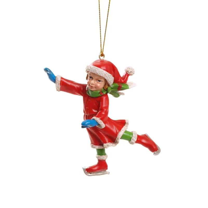 Figurine de Noël pour sapin SKATER 80 mm