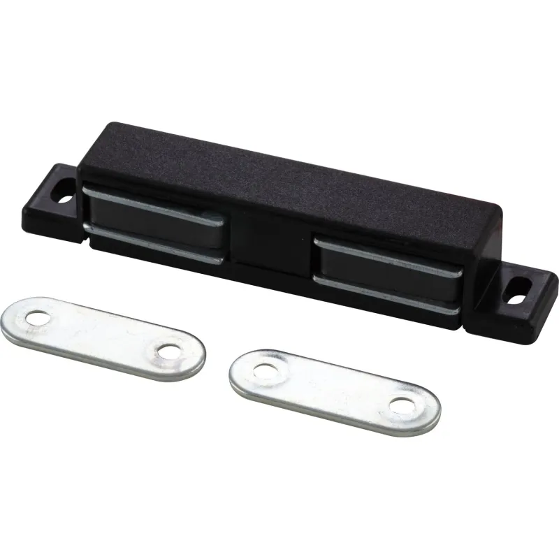 Aimant double pour meuble / Noir