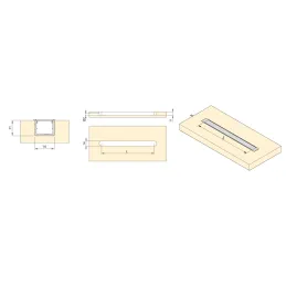 Profilé LED avec diffuseur LYNX W / Aluminium