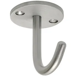 Patère inférieure ALBERO / Acier inoxydable brossé