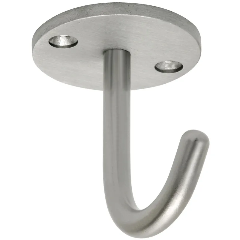 Patère inférieure ALBERO / Acier inoxydable brossé