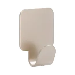 Patère adhésive QUADRO UNO / Nickel mat brossé