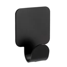 Patère adhésive QUADRO UNO / Noir mat