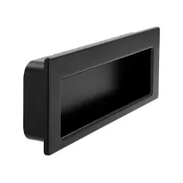Poignée encastrable MALI LONG / Noir mat