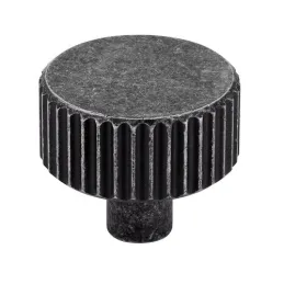 Bouton de meuble PREA / patine noire