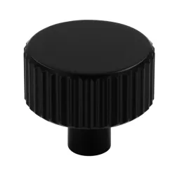 Bouton de meuble PREA / Noir mat