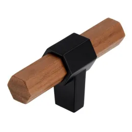 Bouton de meuble en bois REIKO / Chêne verni