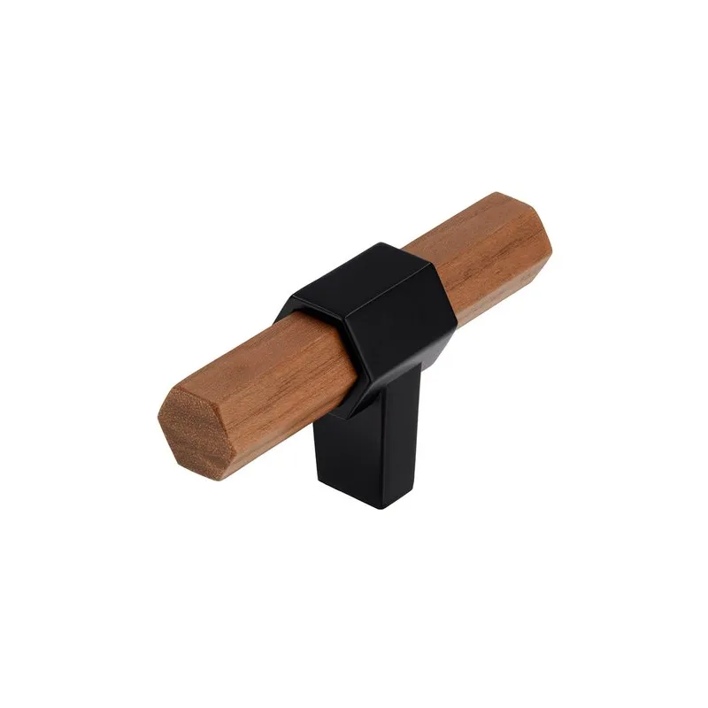 Bouton de meuble en bois REIKO / Chêne verni