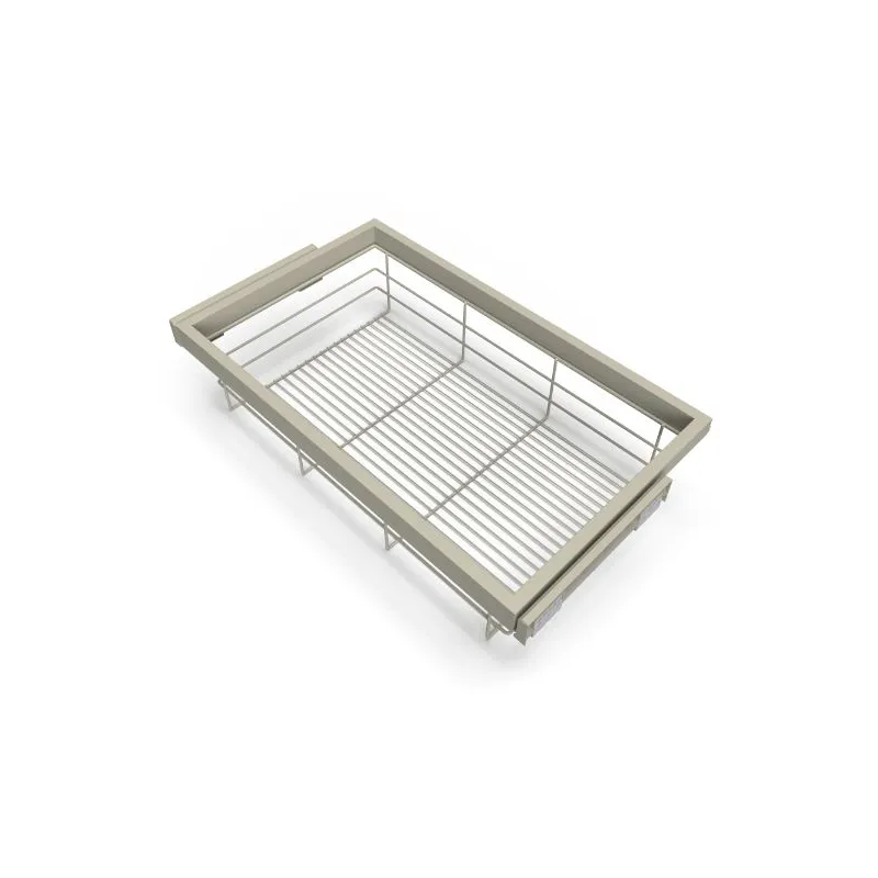 Panier métallique coulissant avec amortissement NEXUS 760 - 794 mm / Beige