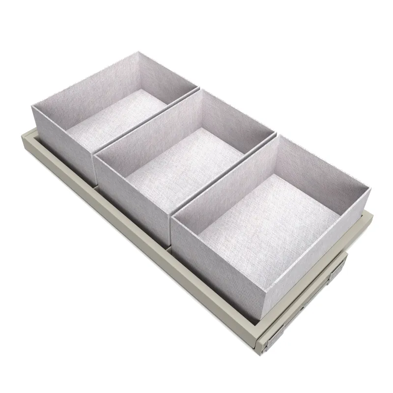 Tablette coulissante avec amortisseur NEXUS ELEGANTE 860–894 mm / Beige