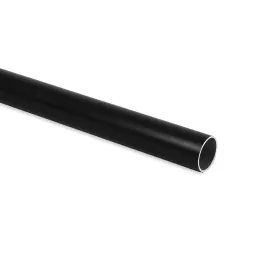 Tringle de penderie ronde LARGO / Noir mat