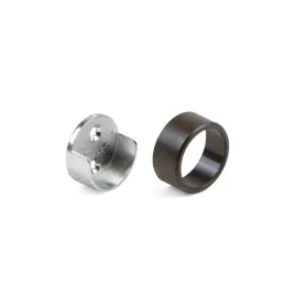 Embout avec capuchon pour tringle de penderie LARGO / Marron foncé