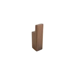 Patère en bois LUNO / Noyer verni
