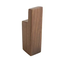 Patère en bois LUNO / Noyer verni