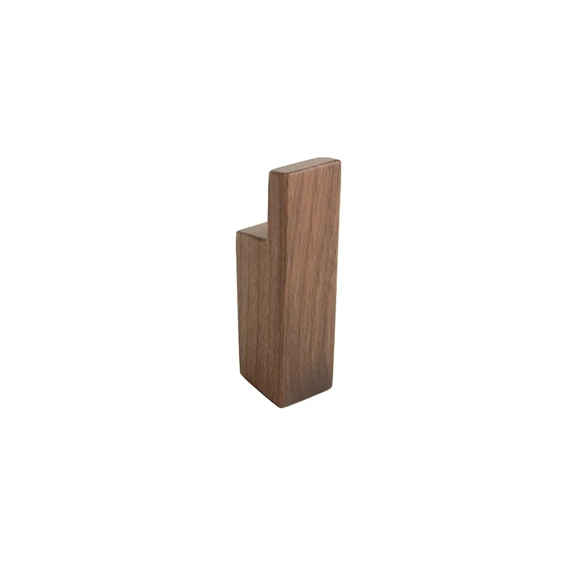 Patère en bois LUNO / Noyer verni