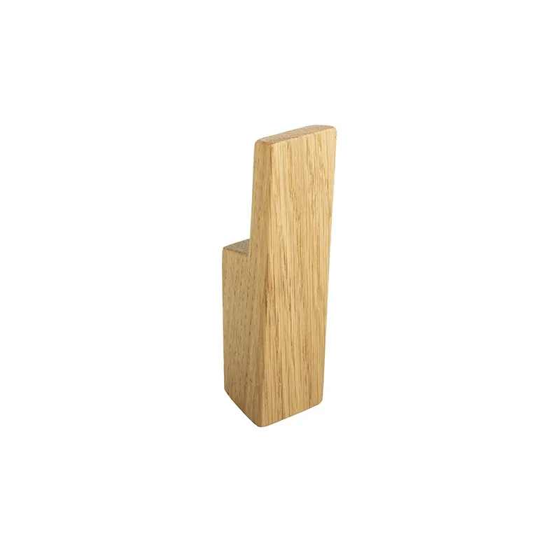Patère en bois LUNO / Chêne verni