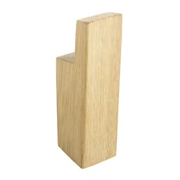 Patère en bois LUNO / Chêne brut