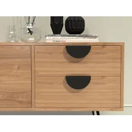 Poignée de bord de porte SINA / Noir mat