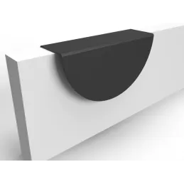 Poignée de bord de porte SINA / Noir mat
