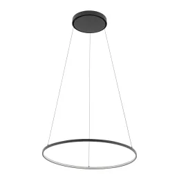 Plafonnier LED CIRCOLO M UNO 600 mm / Noir mat