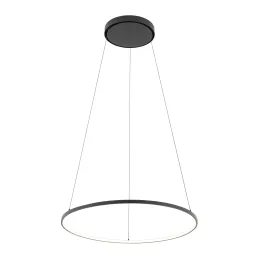 Plafonnier LED CIRCOLO M UNO 600 mm / Noir mat