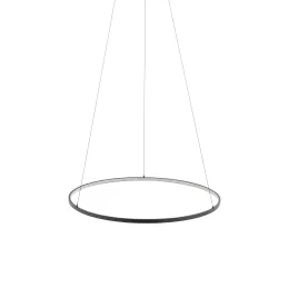 Plafonnier LED CIRCOLO M UNO 600 mm / Noir mat