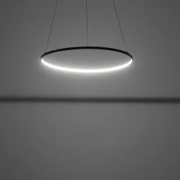 Plafonnier LED CIRCOLO M UNO 600 mm / Noir mat