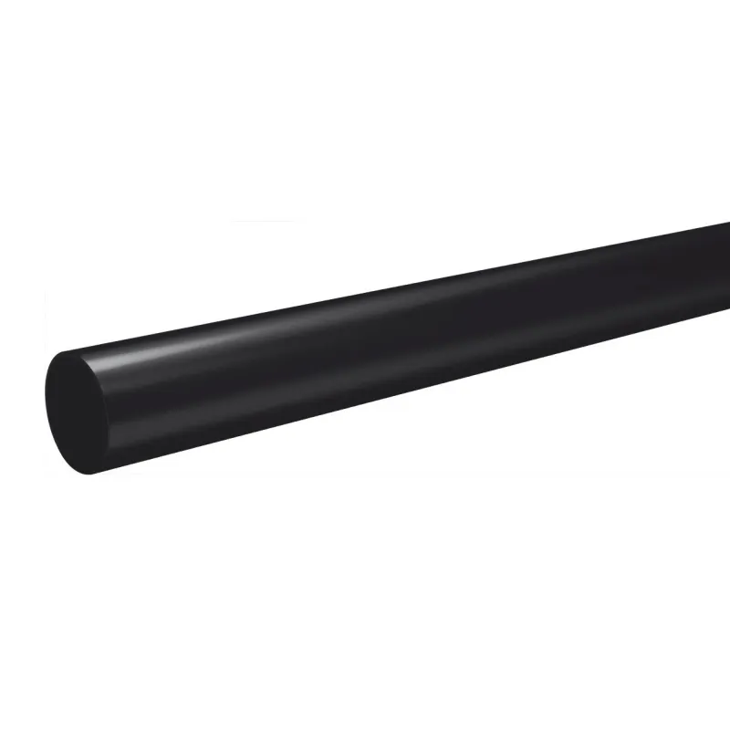 Tringle de penderie ronde / Noir mat