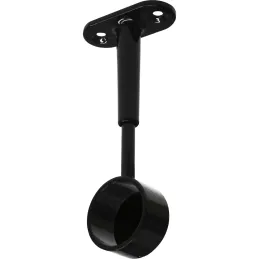 Embout pour tringle ronde de penderie – fermé / Noir mat