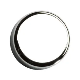 Cache décoratif rond pour verre INTERMAT 9904 - 95° / Chrome brillant