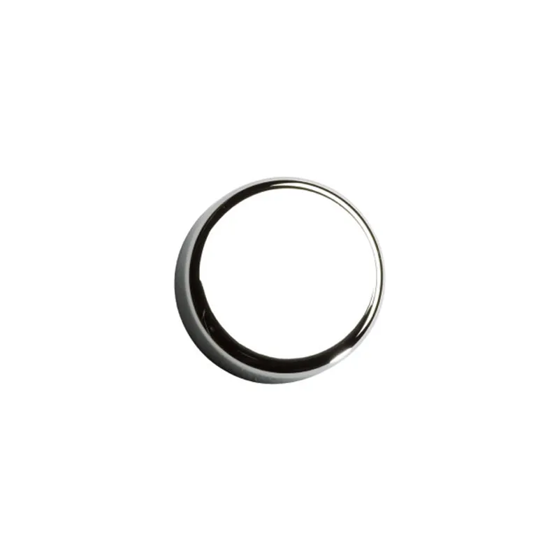 Cache décoratif rond pour verre INTERMAT 9904 - 95° / Chrome brillant