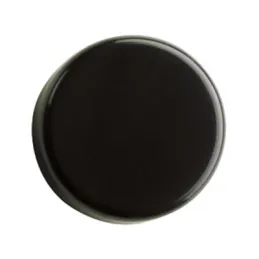 Cache décoratif rond pour verre INTERMAT 9904 – 95° / Noir mat