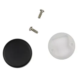 Cache décoratif rond pour verre INTERMAT 9904 – 95° / Noir mat