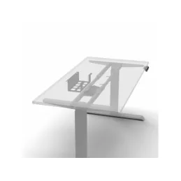 Porte-câbles sous bureau OLYMP / Blanc mat