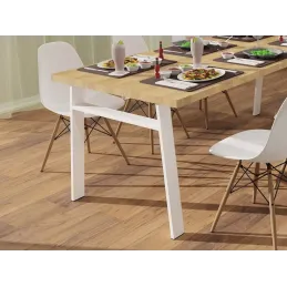 Structure de table BENETTI – set / Blanc mat satiné