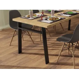 Structure de table BENETTI – ensemble / Noir mat