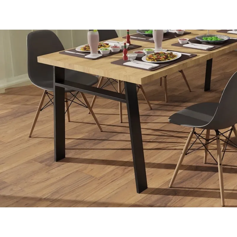 Structure de table BENETTI – ensemble / Noir mat
