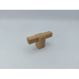 Poignée bouton en bois LEO / Chêne naturel