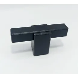 Bouton de meuble en bois LEO / Chêne noir